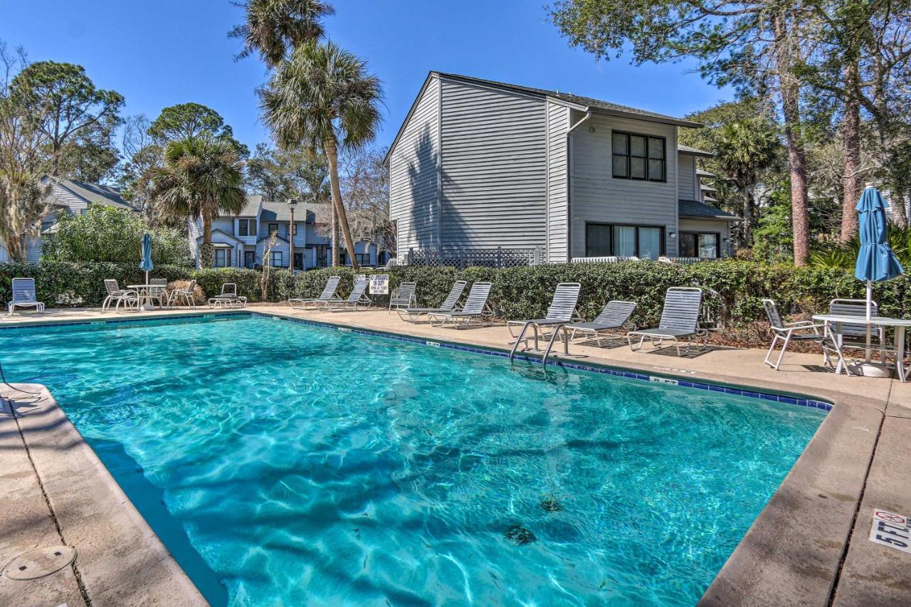 Coastal Oasis With Pool - Walk To Coligny Beach Park ฮิลตันเฮดไอส์แลนด์ ภายนอก รูปภาพ