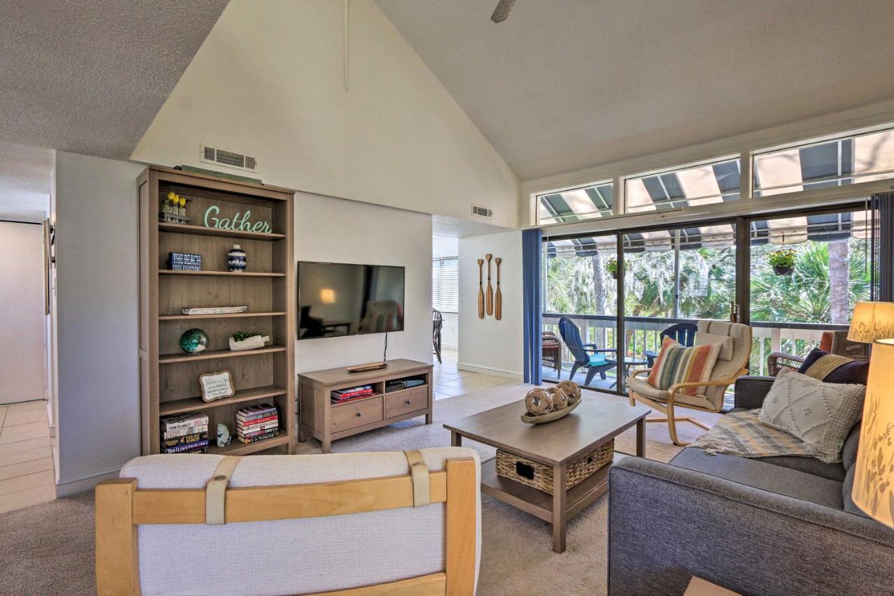 Coastal Oasis With Pool - Walk To Coligny Beach Park ฮิลตันเฮดไอส์แลนด์ ภายนอก รูปภาพ