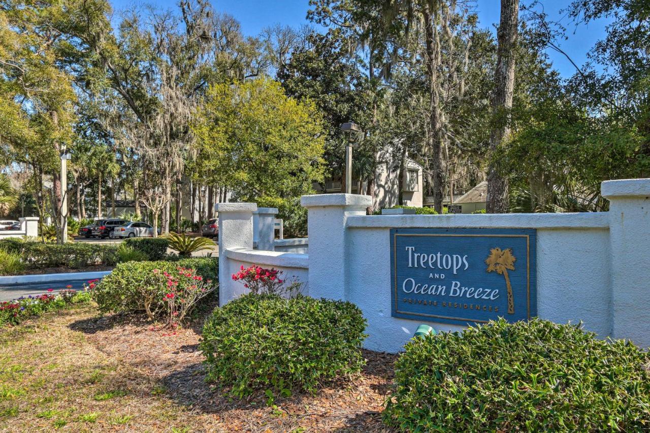 Coastal Oasis With Pool - Walk To Coligny Beach Park ฮิลตันเฮดไอส์แลนด์ ภายนอก รูปภาพ